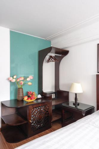 Posezení v ubytování Little Hanoi Hotel