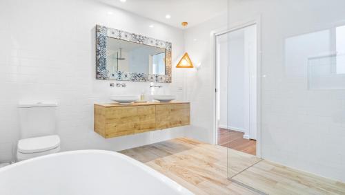 Koupelna v ubytování Drift at Burgess