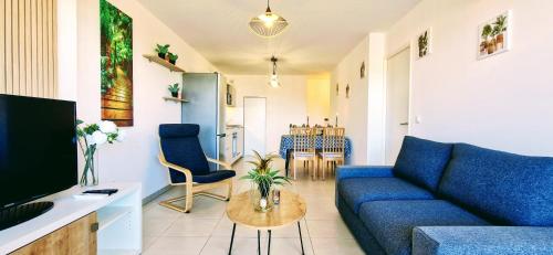 THAU-INDIGO, Appt Neuf, Standing, Prox Plages, Terrasse, Parking, Climatisé