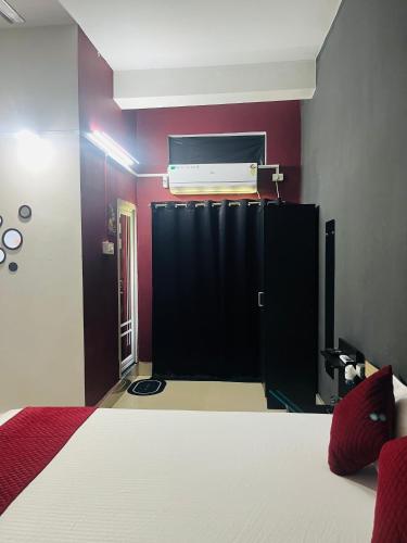 Postel nebo postele na pokoji v ubytování Cloud9