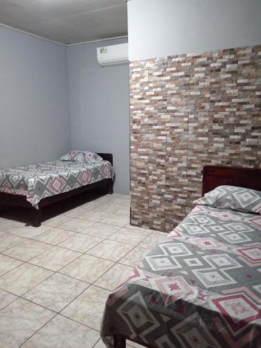 Postel nebo postele na pokoji v ubytování Apartamento en la playa