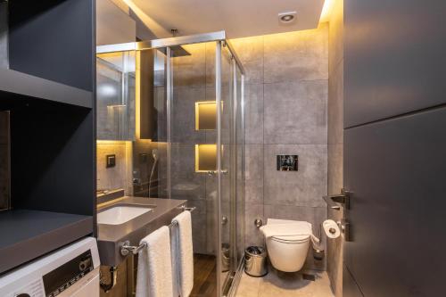 Koupelna v ubytování Z-Suites