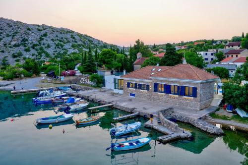 Beachfront Villa Cesarica with Pool
