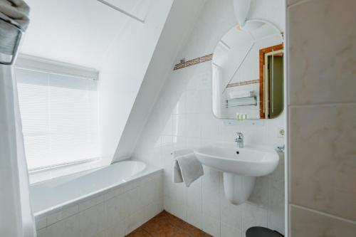 Koupelna v ubytování Hotel Vesting Bourtange