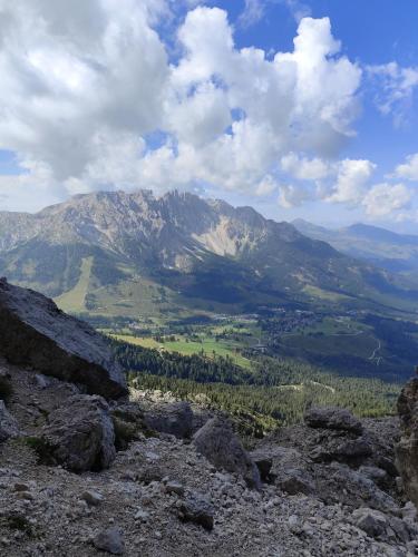 a view from the top of a mountain at Maison 40 in Albiano