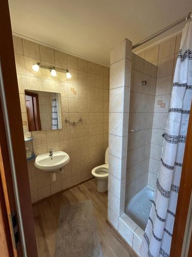 A bathroom at Penzión Nezábudka