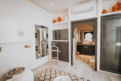 Koupelna v ubytování RIAD NOLITA & SPA Kasbah