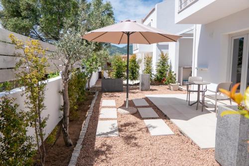 Patio nebo venkovní prostory v ubytování Villa Est