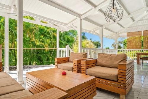 Zona d'estar a Villa Douce