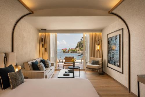 Posezení v ubytování Mazzarò Sea Palace - The Leading Hotels of the World