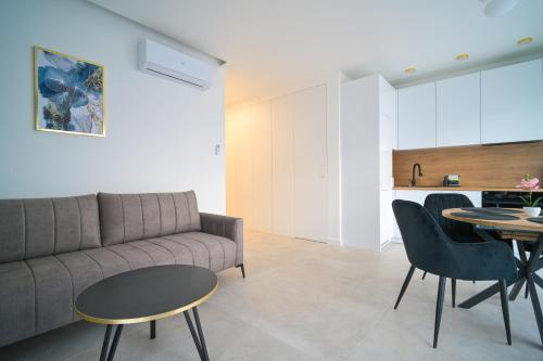 Χώρος καθιστικού στο Baltic Essence Apartamenty 1