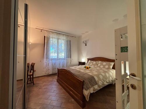 Postel nebo postele na pokoji v ubytování La rosa dei venti 'Scirocco'