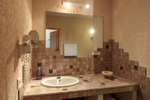 Salle de bains dans l'établissement Hôtel CASITA