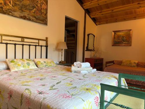 A bed or beds in a room at La Salceda