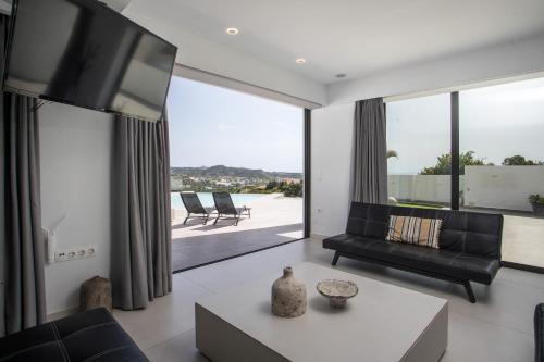 Posezení v ubytování Habitat Inn Faliraki View Villa Rhodes
