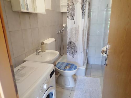Bilik mandi di Apartments Viktorija