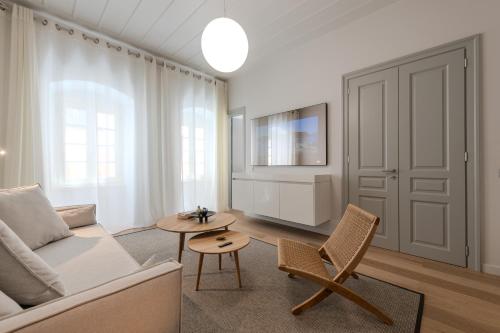 Μια τηλεόραση ή/και κέντρο ψυχαγωγίας στο Amalie Suites