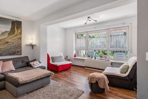 Χώρος καθιστικού στο Ferienwohnung im Liestengarten