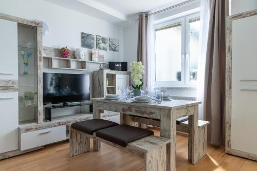 Una cocina o zona de cocina en Comfort Collection Podersdorf am See