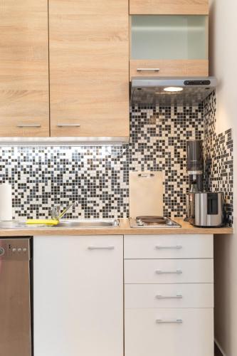 Una cocina o zona de cocina en Comfort Collection Podersdorf am See