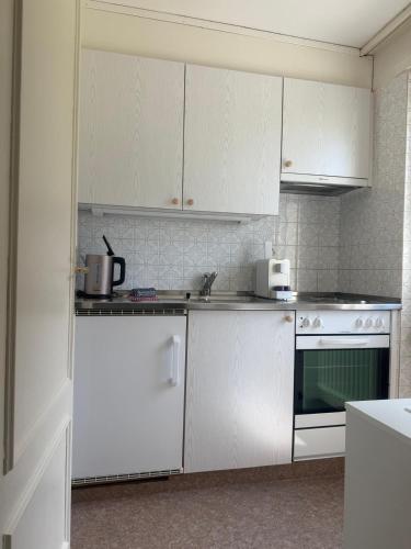 Kuchyň nebo kuchyňský kout v ubytování 2 Zimmerwohnung Haus Marmotta 26