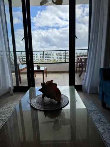 Ein Sitzbereich in der Unterkunft Paradise Apt in Punta Cana