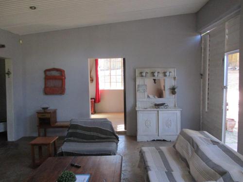 Zona de estar de Leopard Tree Retreat
