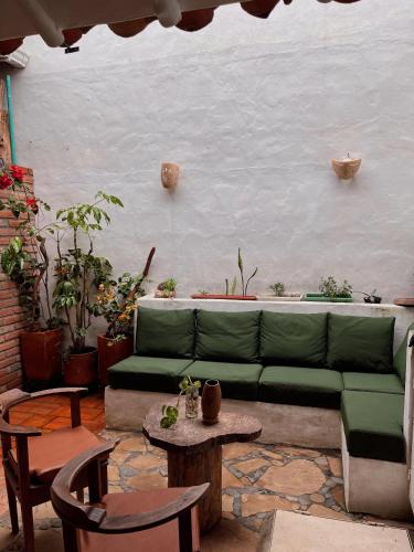 Χώρος καθιστικού στο Casa Quintanilla Barichara