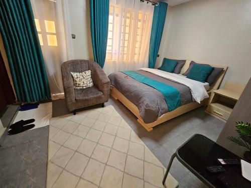 Voodi või voodid majutusasutuse Lumo residences toas