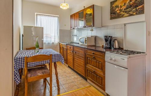 Η κουζίνα ή μικρή κουζίνα στο Two Bedroom Cozy Apartment In Liznjan