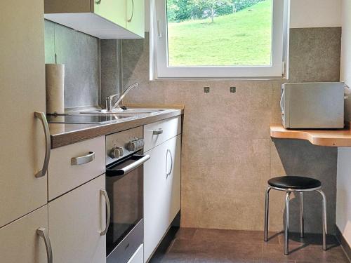 Una cocina o zona de cocina en Hoferpeterhof