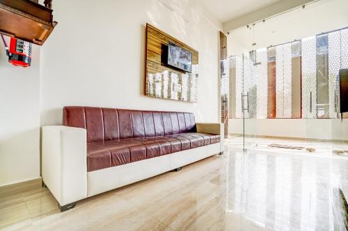 Μια τηλεόραση ή/και κέντρο ψυχαγωγίας στο Hotel O Aashirvad
