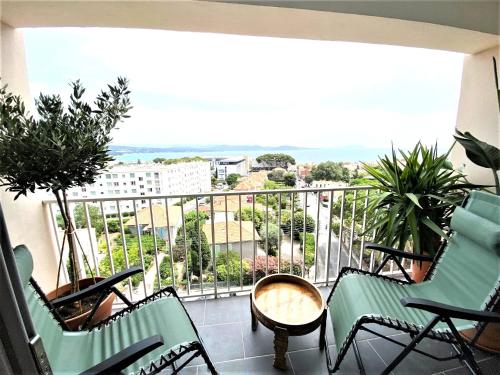 Le Panorama clim-wifi-parking-vue mer