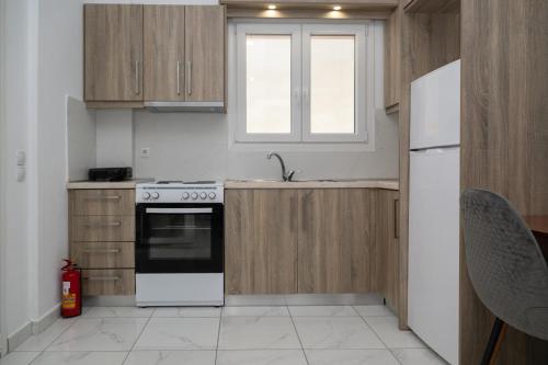 Kuchyň nebo kuchyňský kout v ubytování Jasmin apartment
