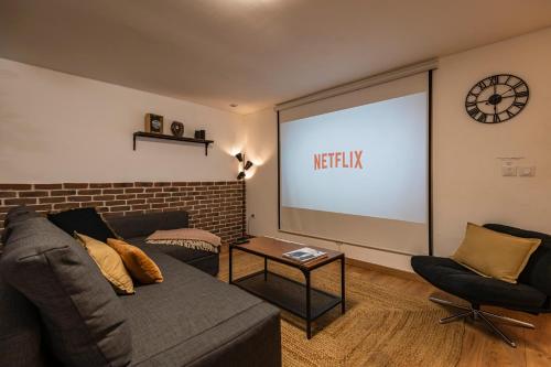Posezení v ubytování Immeuble spacieux - hyper centre - 15 couchages