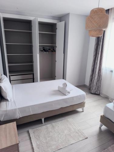 Katil atau katil-katil dalam bilik di "Luxe Residence" Marsa avec Parking