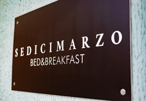 Certifikát, hodnocení, plakát nebo jiný dokument vystavený v ubytování B&B SediciMarzo