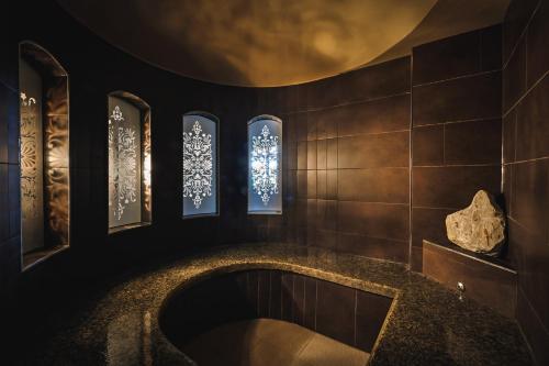 Koupelna v ubytování Wellness Natur Resort Gut Edermann