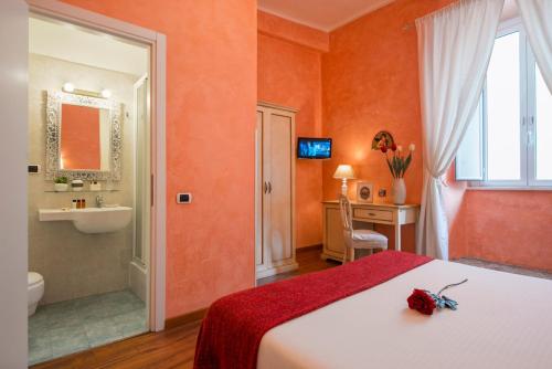Koupelna v ubytování Navona Tower Relais