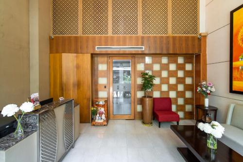 Χώρος καθιστικού στο Phu My Hung - Saigon South Serviced Apartments 1 - Near Vivo City Mall