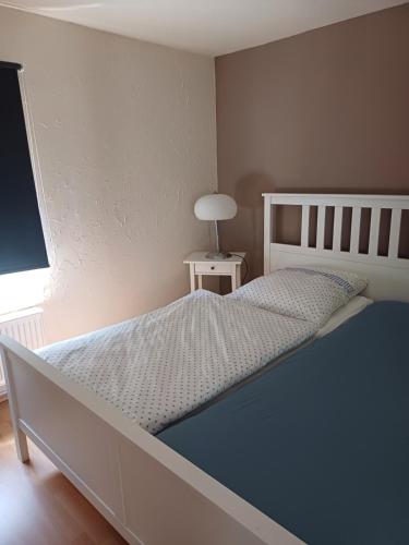 Postel nebo postele na pokoji v ubytování Ferienhaus Mika
