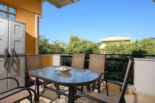 Balkón nebo terasa v ubytování Louloudis Apartments Complex