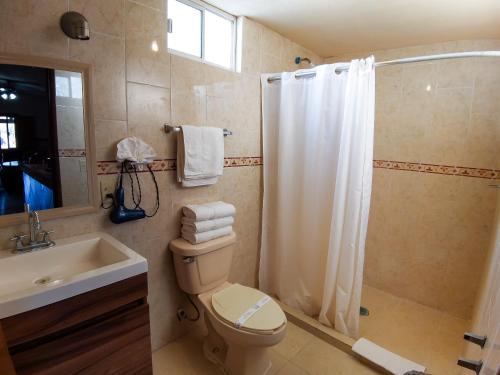 Ένα μπάνιο στο Hotel El Nogalito