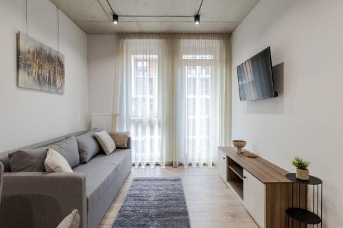 โทรทัศน์และ/หรือระบบความบันเทิงของ Prime Rest Apartments