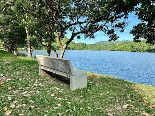 Landskap semula jadi dekat dengan vila ini