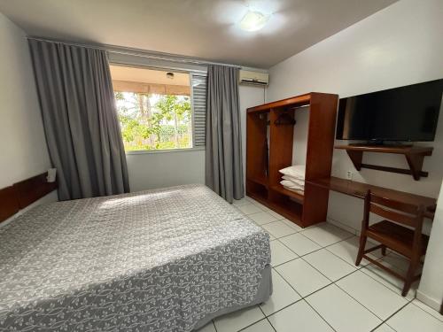 Cama ou camas em um quarto em Thermas diRoma Hotel Incluso o acesso ao Acqua park todos os dias, exceto no dia do check-out