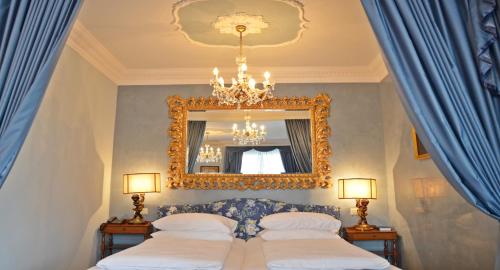 Posteľ alebo postele v izbe v ubytovaní Seehotel Porcia