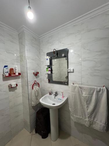Koupelna v ubytování Appartement Nador center Diar aarid