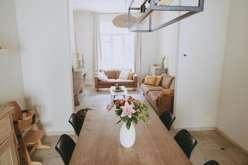 Ein Sitzbereich in der Unterkunft Au Coeur de la Famille