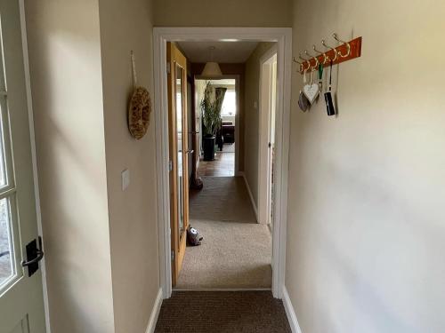 a hallway of a home with at Two Hoots in Wigglesworth